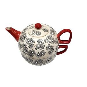 Yokohama Studio Miyabi Hand-Painted Tea For One Set With Daisy Pattern